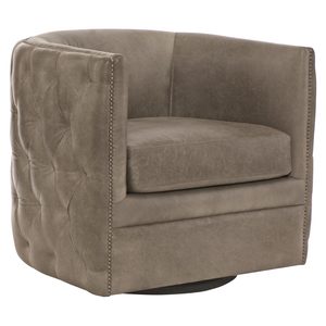 Products: Palazzo Leather Swivel Chair – SR Interiors
