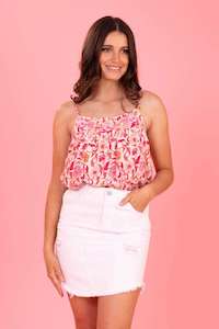 Stacey Clothing: Charlo Elisie Singlet Pink Boho