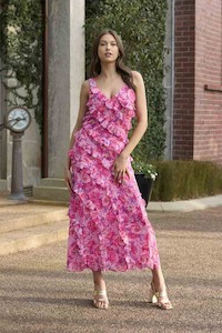 Stacey Clothing: Augustine Skylar Maxi Dress Floral Pink