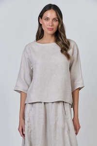 Naturals Linen Top Dune