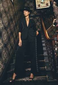Oncewas Elvira Crepe Pant Onyx