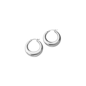 Fabuleux Vous Hooplah Hollow 30mm Silver