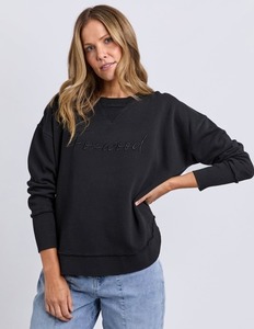 Stacey Clothing: Foxwood Signature Crew Washed Black
