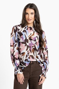 Stacey Clothing: Leila + Luca New York Top Choc Mystique