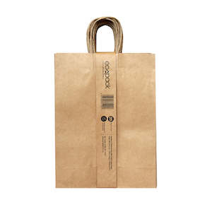 Ecopack Medium Twisted Handle Paper Bags (1 Pack/25 Bags)