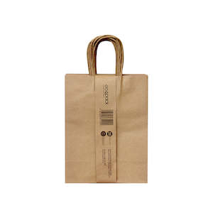 Paper Bags: Ecopack Small Twisted Handle Paper Bags (1 Pack/25 Bags)