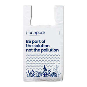 Ecopack: Ecopack Small Recycled Plastic Bags (1 Carton/500 Bags)