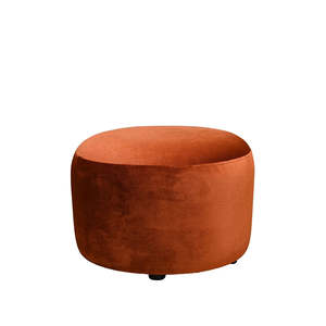 6 New Chairs: Estelle ottoman in rust