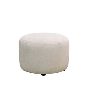 6 New Chairs: Estelle ottoman in taupe