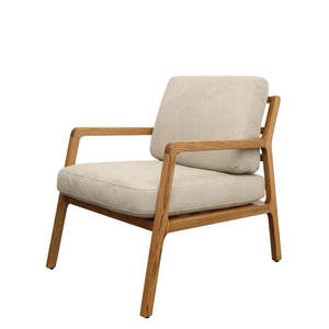 Baker Chair: Baker fabric armchair in Beige