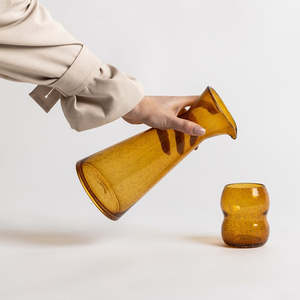 Glassware: Rand jug in amber