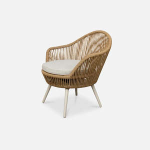 Outdoor Armchairs: Mirador outdoor chair in natural