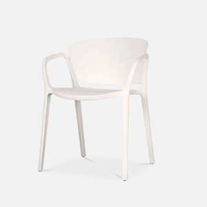 Mannar outdoor dining chair | Ivory
