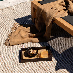 Rhodes outdoor rug | Teak