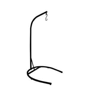 Outdoor Armchairs: U shaped pod stand | white & black