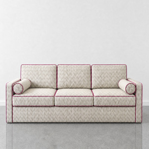 Chanel 3.5 seat sofa in Cordova olive
