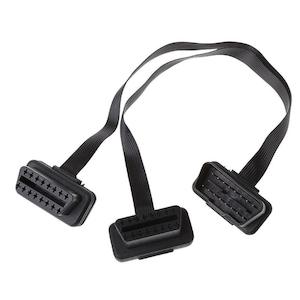 Accessories: OBD2 Y-Splitter Adapter Male to Double Female 16pin