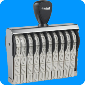 Hand Stamps: 151810 18mm 10 Band