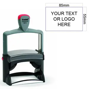 Products: Rectangular stamp/heavy duty 85x55mm - Stamps Plus
