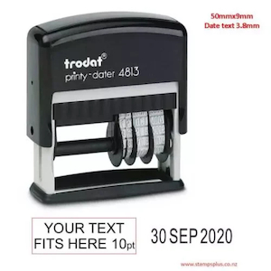 Products: Side By Side Text & Dater - Stamps Plus