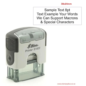 Products: Rectangular Stamp 38x14mm - Stamps Plus