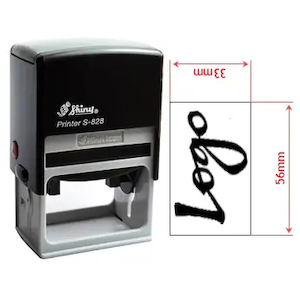 Products: Rectangular Stamp 56x33mm - Stamps Plus