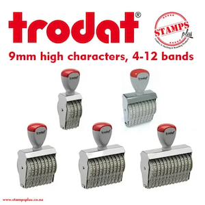 Products: Manual 9mm character size numbering stamp – requires ink pad - Stamps Plus