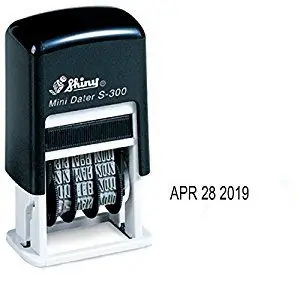 Products: S300BK Dater 3mm Character Size (Mini Dater) - Stamps Plus