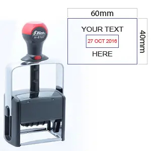Products: H-6107 Dater 4mm Character Size - Stamps Plus