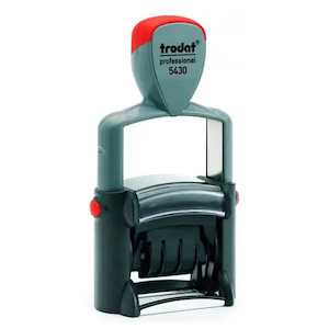 Products: T5430L Dater 4mm Character Size + PAID/FAXED/RECEIVED - Stamps Plus