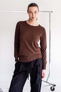 Womens Bci Cotton: Cotton Crew Slouchy