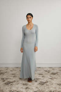 Merino Flared U Dress