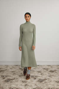 Merino Tweedy Skivvy Dress