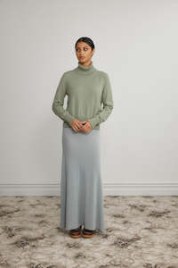 Merino Crop Funnel Neck Jumper