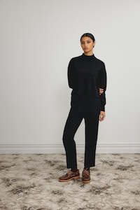 Merino Milano Mock Neck