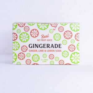 Gingerade- Sparkling Soda 6 pack