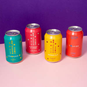 All: Mixed Case Soda 330mL - 24 pack - Six Barrel Soda