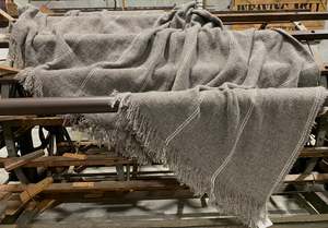 Brushed Wool Super Sized Q/K Blankets