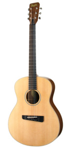 Acoustic Guitars: BERTHA™ Orchestra, solid wood acoustic guitar. Sitka spruce soundboard, African mahogany body and rosewood neck.