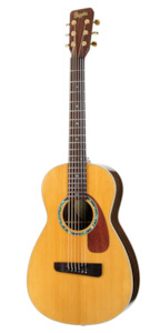 Acoustic Guitars Archive: TAISA™ Parlour Custom Built - Red cedar soundboard, black walnut body and neck.