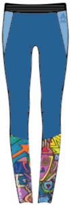 Apparel: STARBOARD WOMENS RACE TIGHT - BLUE