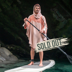Orange Towel Poncho Starfish & Moss