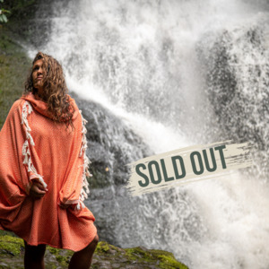 Products: ORANGE PONCHO TOWEL Starfish & Moss