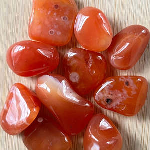 Tumbled: Carnelian Tumbled