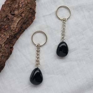 Crystals: Black Tourmaline | Crystal Keyring