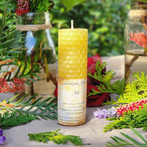 Beeswax Spell Candle |  Elemental Air