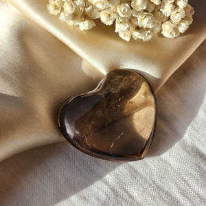Hearts: Smoky Quartz | Crystal Heart