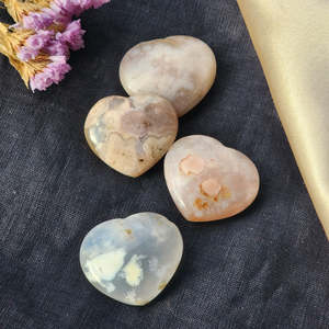 Flower Agate | Crystal Heart