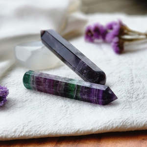 Wands: Rainbow Fluorite | Crystal Wand