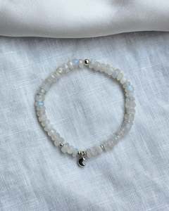 Athena Bracelet | Rainbow Moonstone